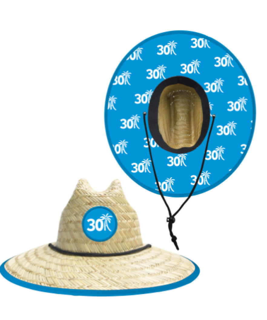 Lifeguard 30A Straw Hat